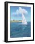 Sailboat Peace-Jeffrey Cadwallader-Framed Art Print