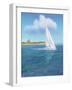 Sailboat Peace-Jeffrey Cadwallader-Framed Art Print