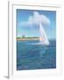 Sailboat Peace-Jeffrey Cadwallader-Framed Art Print