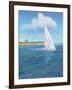 Sailboat Peace-Jeffrey Cadwallader-Framed Art Print