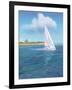 Sailboat Peace-Jeffrey Cadwallader-Framed Art Print