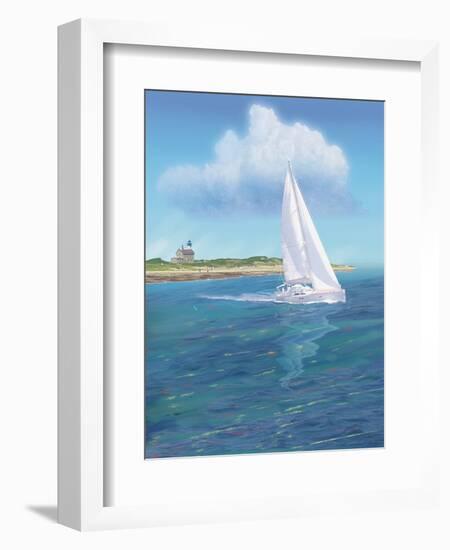 Sailboat Peace-Jeffrey Cadwallader-Framed Art Print