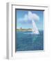 Sailboat Peace-Jeffrey Cadwallader-Framed Art Print