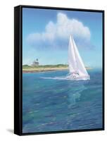 Sailboat Peace-Jeffrey Cadwallader-Framed Stretched Canvas