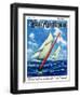 "Sailboat Race," Country Gentleman Cover, July 1, 1928-Anton Otto Fischer-Framed Giclee Print