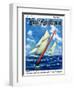 "Sailboat Race," Country Gentleman Cover, July 1, 1928-Anton Otto Fischer-Framed Giclee Print