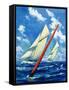 "Sailboat Race,"July 1, 1928-Anton Otto Fischer-Framed Stretched Canvas