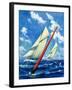 "Sailboat Race,"July 1, 1928-Anton Otto Fischer-Framed Giclee Print