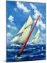 "Sailboat Race,"July 1, 1928-Anton Otto Fischer-Mounted Giclee Print