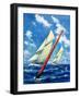"Sailboat Race,"July 1, 1928-Anton Otto Fischer-Framed Premium Giclee Print