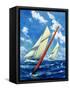 "Sailboat Race,"July 1, 1928-Anton Otto Fischer-Framed Stretched Canvas