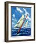"Sailboat Race,"July 1, 1928-Anton Otto Fischer-Framed Giclee Print