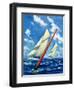 "Sailboat Race,"July 1, 1928-Anton Otto Fischer-Framed Giclee Print