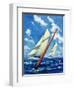 "Sailboat Race,"July 1, 1928-Anton Otto Fischer-Framed Giclee Print