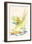 Sailboat Race-null-Framed Art Print