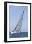 Sailboat Racing in the Blue and Calm Ocean against Sky-Nosnibor137-Framed Photographic Print