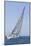 Sailboat Racing in the Blue and Calm Ocean against Sky-Nosnibor137-Mounted Photographic Print