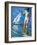 Sailboat Reflections-John Asaro-Framed Giclee Print