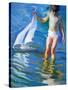 Sailboat Reflections-John Asaro-Stretched Canvas