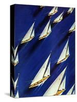 "Sailboat Regatta," June 29, 1940-Ski Weld-Stretched Canvas