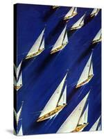 "Sailboat Regatta," June 29, 1940-Ski Weld-Stretched Canvas