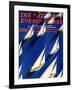 "Sailboat Regatta," Saturday Evening Post Cover, June 29, 1940-Ski Weld-Framed Giclee Print