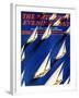 "Sailboat Regatta," Saturday Evening Post Cover, June 29, 1940-Ski Weld-Framed Premium Giclee Print