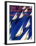 "Sailboat Regatta," Saturday Evening Post Cover, June 29, 1940-Ski Weld-Framed Premium Giclee Print