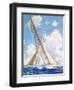 "Sailboat Regatta,"September 8, 1934-Anton Otto Fischer-Framed Giclee Print