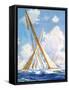 "Sailboat Regatta,"September 8, 1934-Anton Otto Fischer-Framed Stretched Canvas