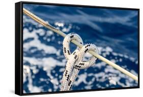 Sailboat Rope Detail-Zechal-Framed Stretched Canvas