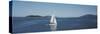 Sailboat Sailing in the Sea, San Juan, Washington State, USA-null-Stretched Canvas