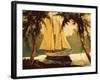 Sailboat, Santa Barbara-Frederick Pawla-Framed Art Print