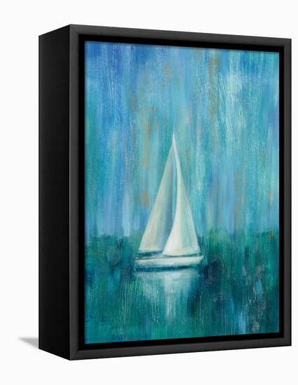 Sailboat Simplicity I-null-Framed Stretched Canvas