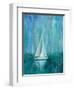 Sailboat Simplicity I-null-Framed Art Print