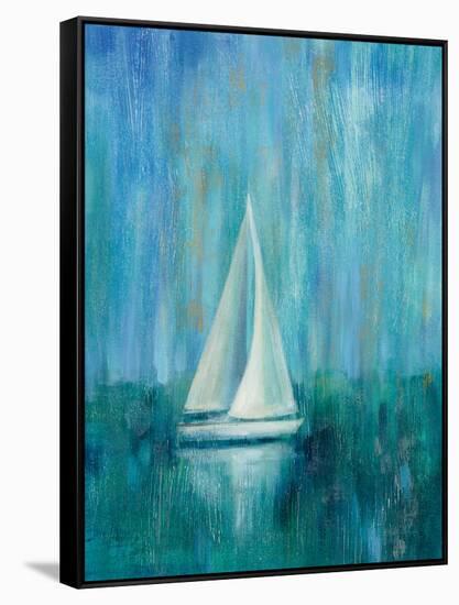 Sailboat Simplicity I-null-Framed Stretched Canvas