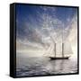 Sailboat Sun And Sky-rolffimages-Framed Stretched Canvas