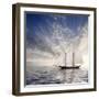 Sailboat Sun And Sky-rolffimages-Framed Premium Giclee Print