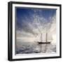 Sailboat Sun And Sky-rolffimages-Framed Premium Giclee Print