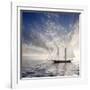 Sailboat Sun And Sky-rolffimages-Framed Art Print