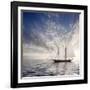 Sailboat Sun And Sky-rolffimages-Framed Art Print