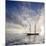 Sailboat Sun And Sky-rolffimages-Mounted Art Print