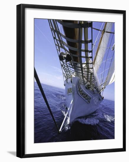 Sailboat, Ticonderoga Race-Michael Brown-Framed Premium Photographic Print