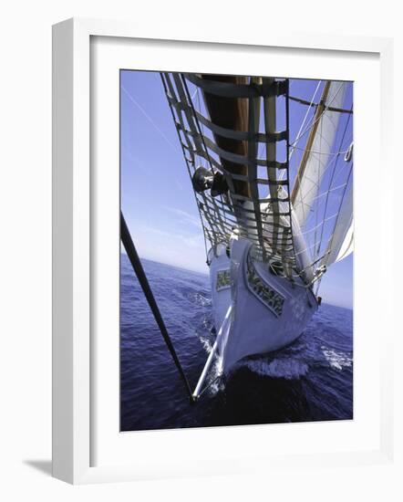 Sailboat, Ticonderoga Race-Michael Brown-Framed Photographic Print