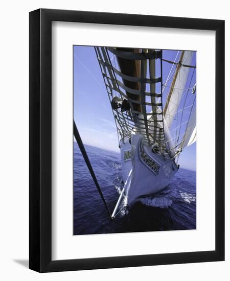 Sailboat, Ticonderoga Race-Michael Brown-Framed Photographic Print