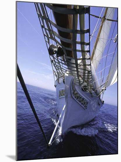 Sailboat, Ticonderoga Race-Michael Brown-Mounted Photographic Print
