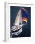 Sailboat with A Colorful Sail-null-Framed Photographic Print