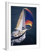 Sailboat with A Colorful Sail-null-Framed Photographic Print