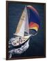 Sailboat with A Colorful Sail-null-Framed Photographic Print