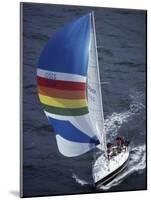 Sailboat with A Colorful Sail-null-Mounted Photographic Print